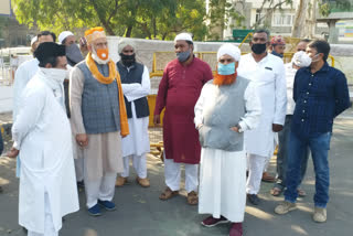 Ajmer dargah  French President Emmanuel Macron  Hazrat Khawaja Gharib Nawaz Dargah  Maulana Tausif Ahmad Siddiqui  Hazrat Mohammad Sahab  ഫ്രഞ്ച് പ്രസഡന്‍റ് ഇമ്മാനുവൽ മാക്രോൺ  ഹസ്രത്ത് ഖ്വാജ ഗരിബ് നവാസ് ദർഗ  ഫ്രഞ്ച് പ്രസഡന്‍റ് ഇമ്മാനുവൽ മാക്രോണിന്‍റെ മുസ്ലിം വിരുദ്ധ പ്രസ്‌താവനക്കെതിരെ പ്രതിഷേധം  മുസ്ലിം വിരുദ്ധ പ്രസ്‌താവനക്കെതിരെ പ്രതിഷേധം