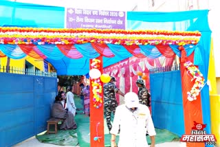 Peaceful voting continues in Indo-Nepal border area in sitamarhi