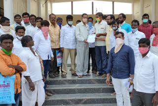 burgupally villagers protested for ambedkar statue in medak district