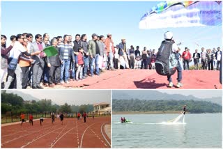 Luhanu  Stadium of Bilaspur attracts sports talent