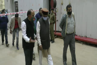 Energy Minister Sukhram Chaudhary inspects 111 MW Savada Kuddu hydroelectric project