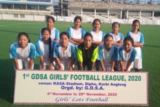 1ST GDSA WOMEN  FOOTBALL LEAGUE AT DIPHU