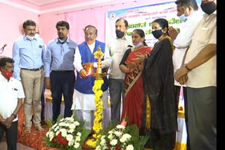 ayurvedic-health-camp-inaugurate-ks-eswarappa-shimogga-news