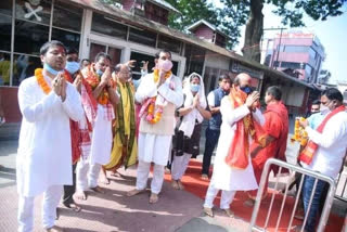 Congress Leader Jitendra Singh Visited Shaktipith Kamakhya Mandir