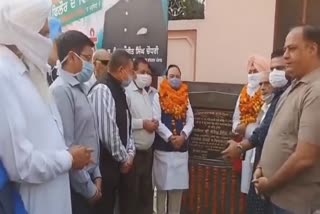 Chaudhary Santokh Singh laid the foundation stone of development works in Phillaur