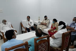 Meeting of MLA Dr Sitasharan Sharma