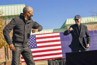 Barack Obama congratulates Joe Biden and Kamala Harris