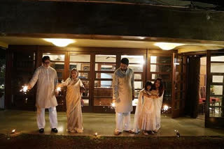 Amitabh bachchan does not host a diwali party