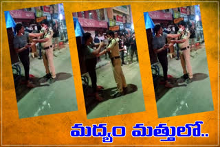 younger attacked police constable in hyderabad