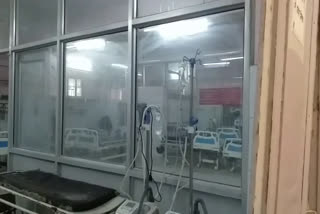 Ajmer News, JLN Hospital, Accident in Ajmer, मरीज की मौत, कोरोना आईसीयू वार्ड