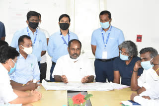 Madurai Airport Runway Expansion Works Review Meeting