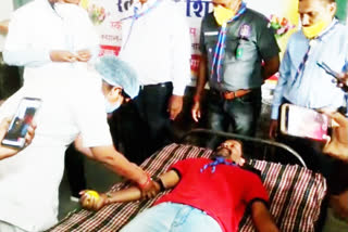 Blood donation camp