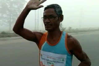 veteran sports person participated kaliabhomora marathon at kaliabor