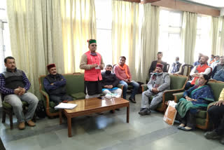 रामपुर में बीजेपी की बैठक