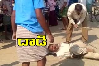 a man attack on mentally disturbed young man in nirmal district