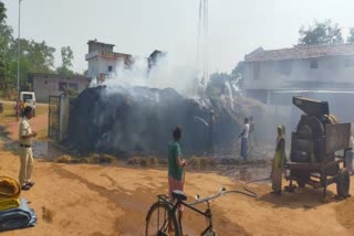 fire in the barn of bjp leader