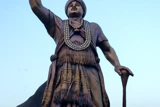 The statue of Jongalbalhu Inaugurate In Morigaon