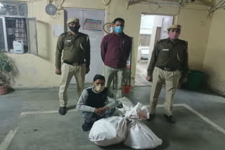 Kotla Mubarakpur police arrested one accused in illegal liquor smuggling case