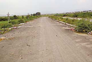 Bypass road construction work