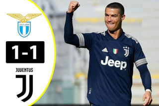 Lazio again scores late to rescue 1-1 draw against Juventus