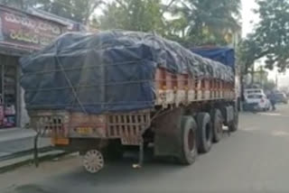 illegal transport of ration rice is seazed in krishna district