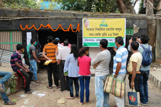 জ্যোতি আলু কিনতে ক্রেতাদের লম্বা লাইন পুরুলিয়ায়