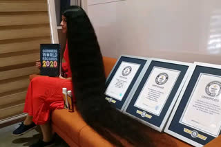 Gujarat's Nilanshi has set a record for being the longest haired teenager in the world