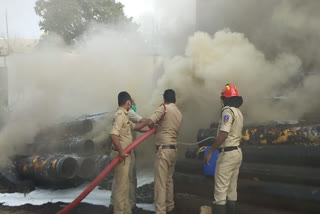 fire accident at yadadri cottages in yadadri bhuvanagiri district yadagirigutta