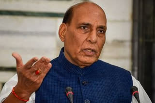 Defense Minister Rajnath Singh unveils A-Sat missile model