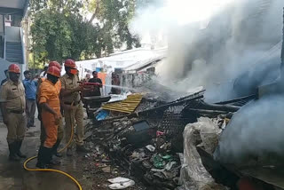 house burned down with electric shock