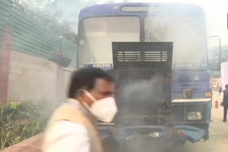 DRDO developed fire detection and suppression system to check fire accidents in buses