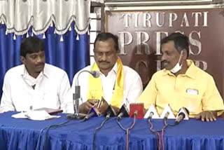 tdp  leaders comments on vijaya saireddy