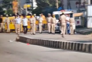 police control the Celebration of bjp in rr nagar