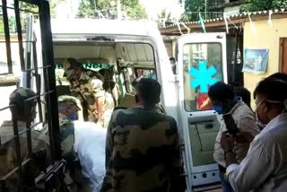 Unusual death of a BSF jawan in North Dinajpur