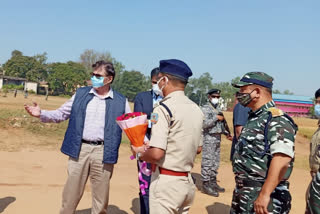 security advisor k. vijay kumar reached chaibasa