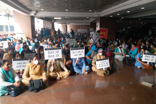 Delhi Corporation Employees Strike