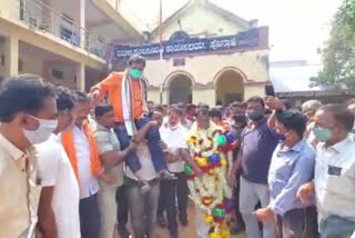 Honnali and Jagaluru Town Panchayat President, Vice-President elected