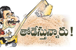 illegal transportation of sand in karimnagar district