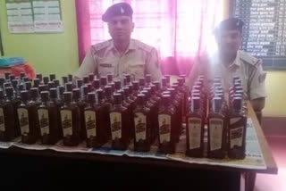 Illegal liquor found in a truck carrying scrap Punjab