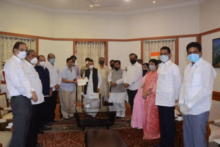 BJP delegation meets Governor Bhagat Singh Koshyari