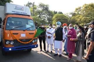 Balbir Sidhu gives green signal to 3 more quality Food safety inspection vehicles