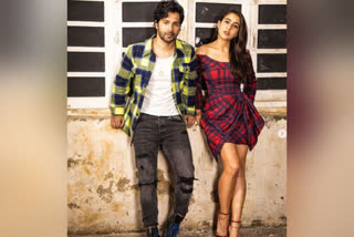 Actors Sara Ali Khan and Varun Dhawan