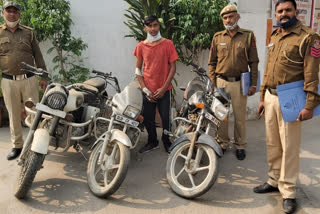 Jaitpur police arrested vehicle thief in south east delhi