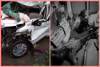 two injured in road accident occured at penubarthi junction in vizianagaram district