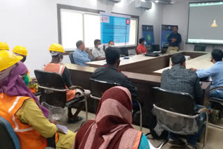 meeting organized with sanitation workers in jamshedpur