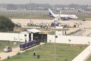 Chandigarh airport fog effect