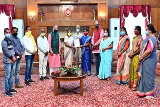 state mayors meet governor draupadi murmu in ranchi