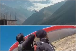 paragliding in kinnaur