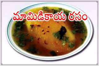 mango soup recipe preparation in telugu