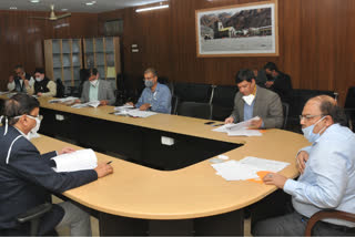 Chief Secretary Om Prakash Meeting